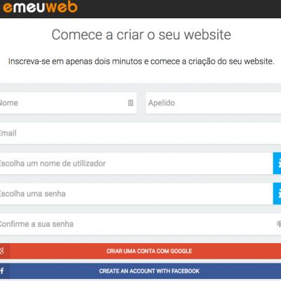 Painel do módulo Páginas | emeuweb